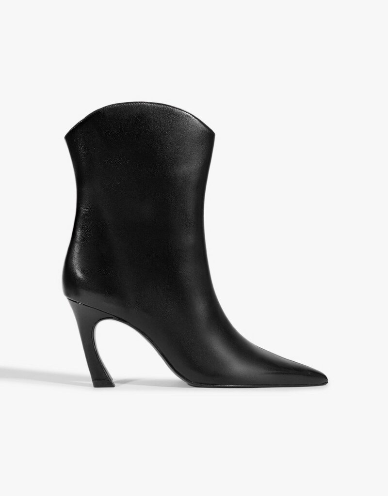 Schutz Maryann Curve Leather Bootie