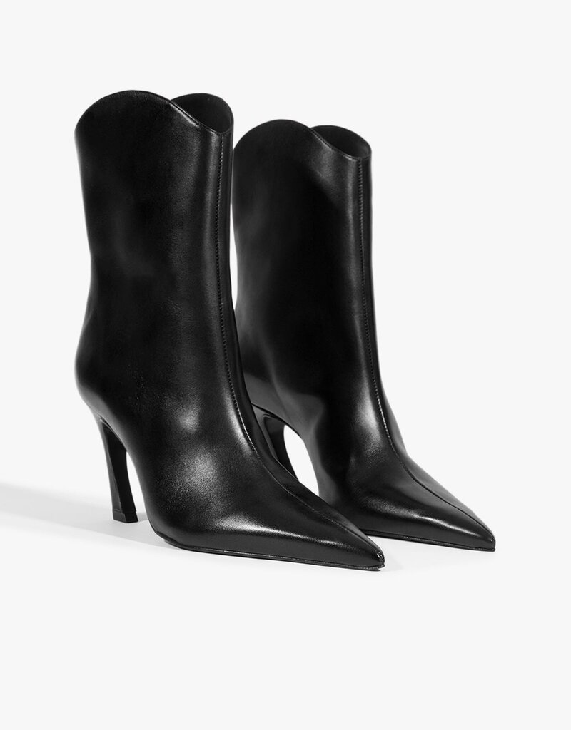 Schutz Maryann Curve Leather Bootie
