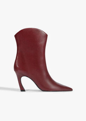Schutz Maryann Curve Leather Bootie
