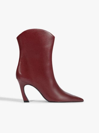 Schutz Maryann Curve Leather Bootie