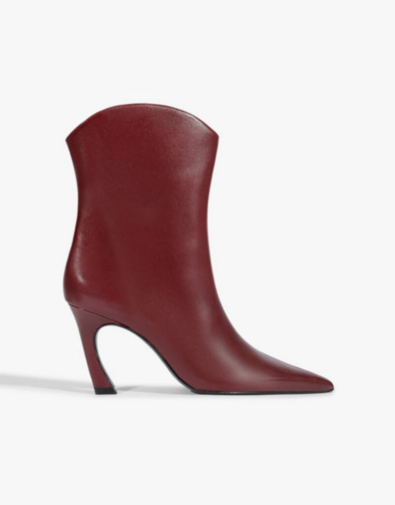 Schutz Maryann Curve Leather Bootie