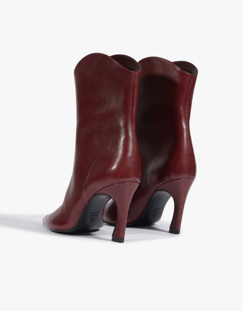 Schutz Maryann Curve Leather Bootie
