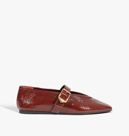 Schutz Courtney Buckle Patent Flat