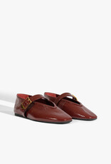 Schutz Courtney Buckle Patent Flat