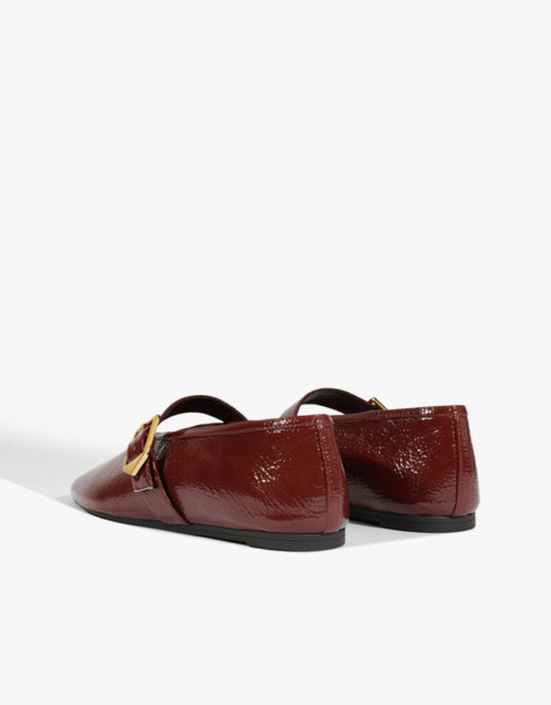 Schutz Courtney Buckle Patent Flat