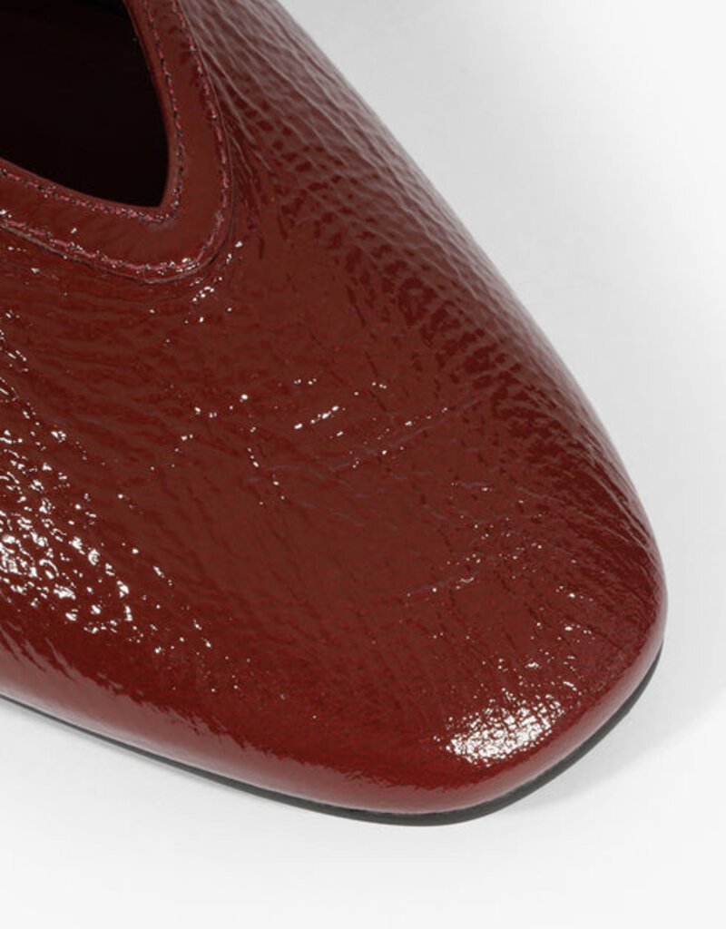 Schutz Courtney Buckle Patent Flat