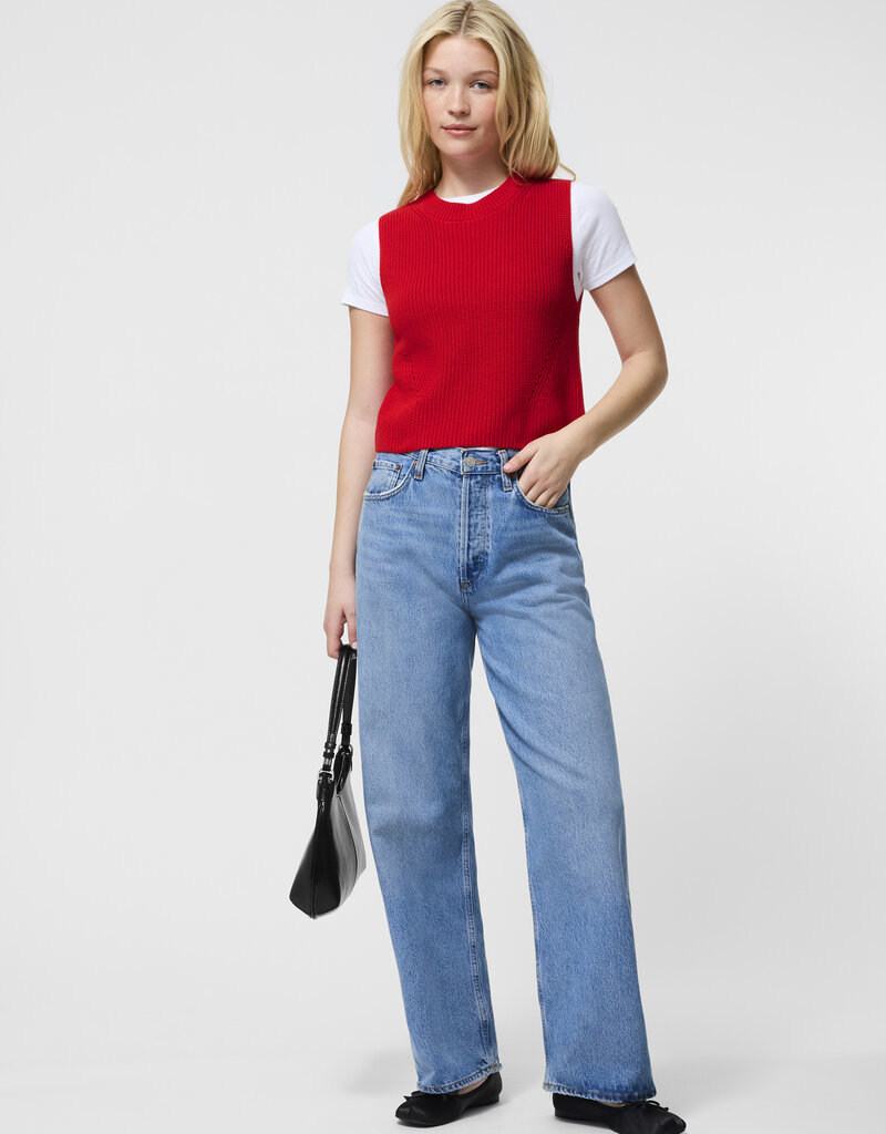 French Connection Mozart Crewneck Sleeveless Vest