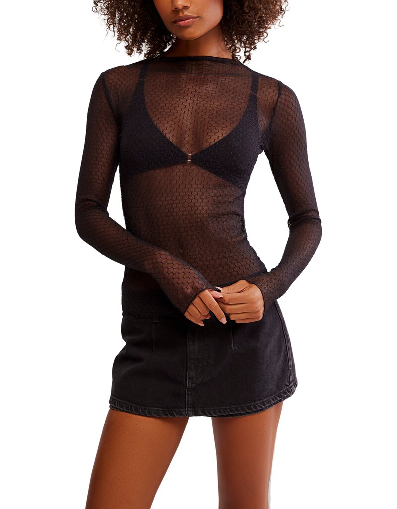 Free People Minding My Business Top