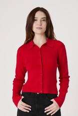 French Connection Cosysoft Button Down Long Sleeve Top