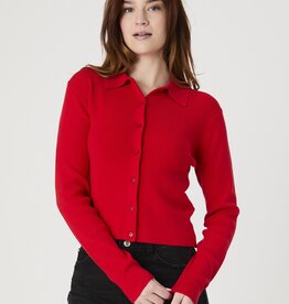 French Connection Cosysoft Button Down Long Sleeve Top