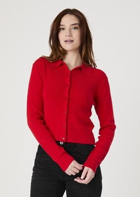 French Connection Cosysoft Button Down Long Sleeve Top