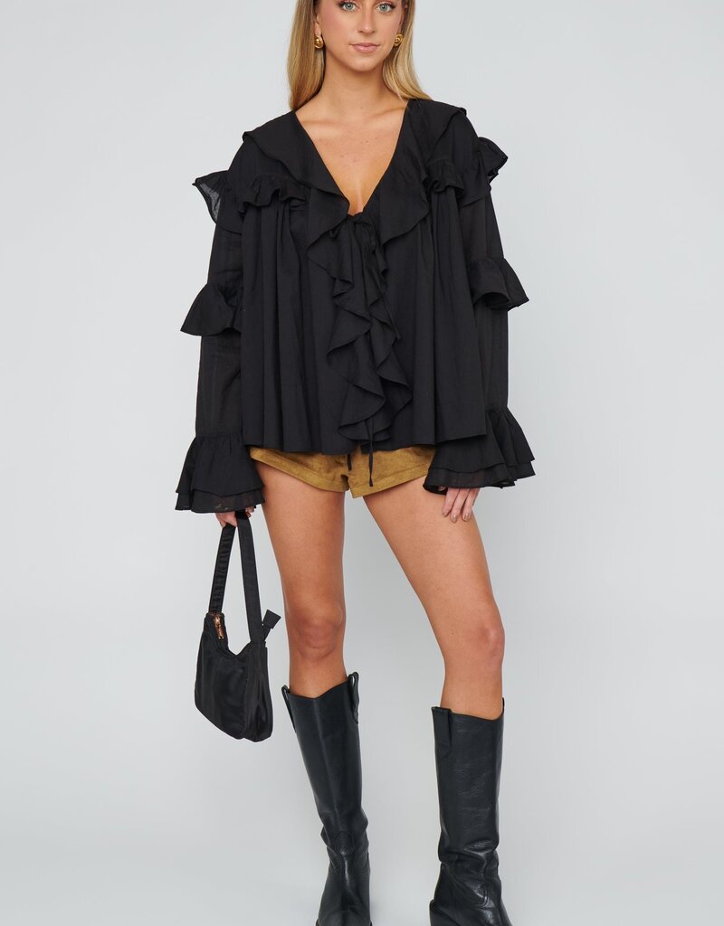 Show Me Your Mumu Joss Ruffle Top