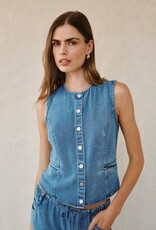 Bella Dahl High Neck Fitted Vest
