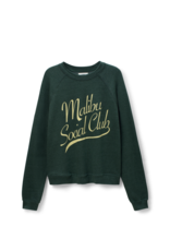 Sunny Somewhere Malibu Social Club Raglan Sweatshirt