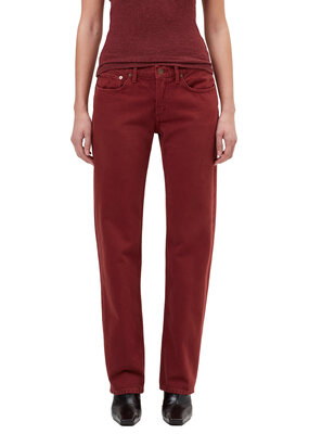 AGOLDE Low Rise Slim - Brick
