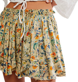 Free People Third Charm Printed Mini Skirt