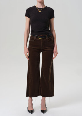 Citizens of Humanity Lyra Wide Leg Crop Corduroy - Costes