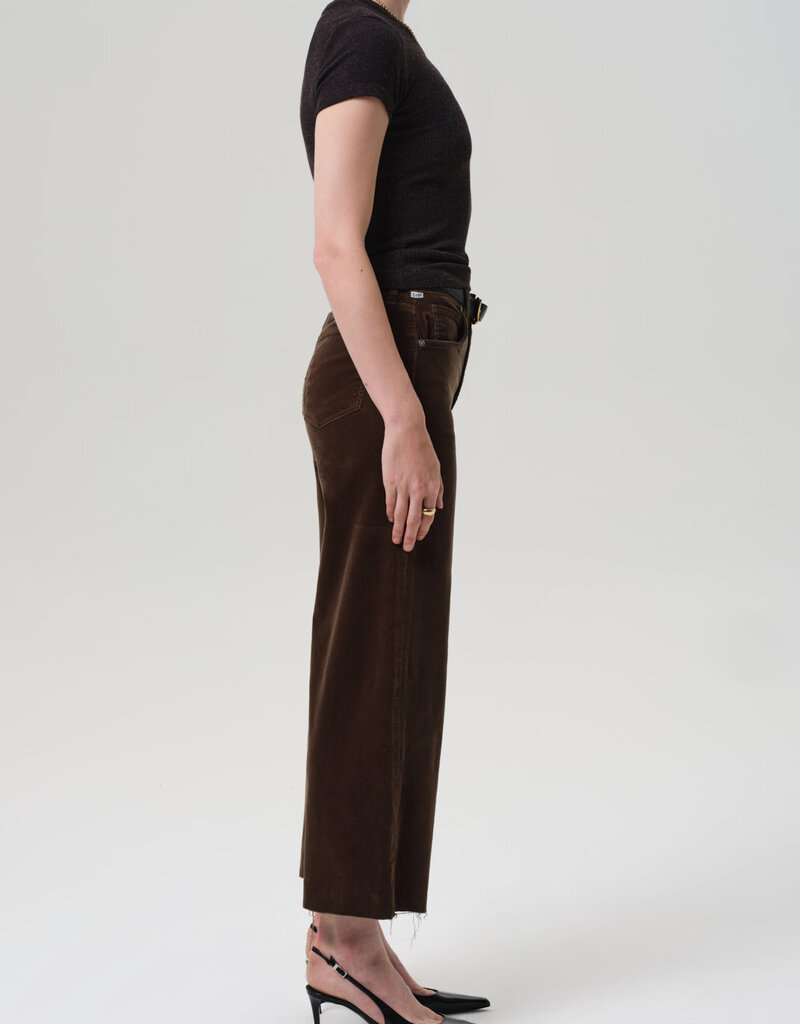 Citizens of Humanity Lyra Wide Leg Crop Corduroy - Costes