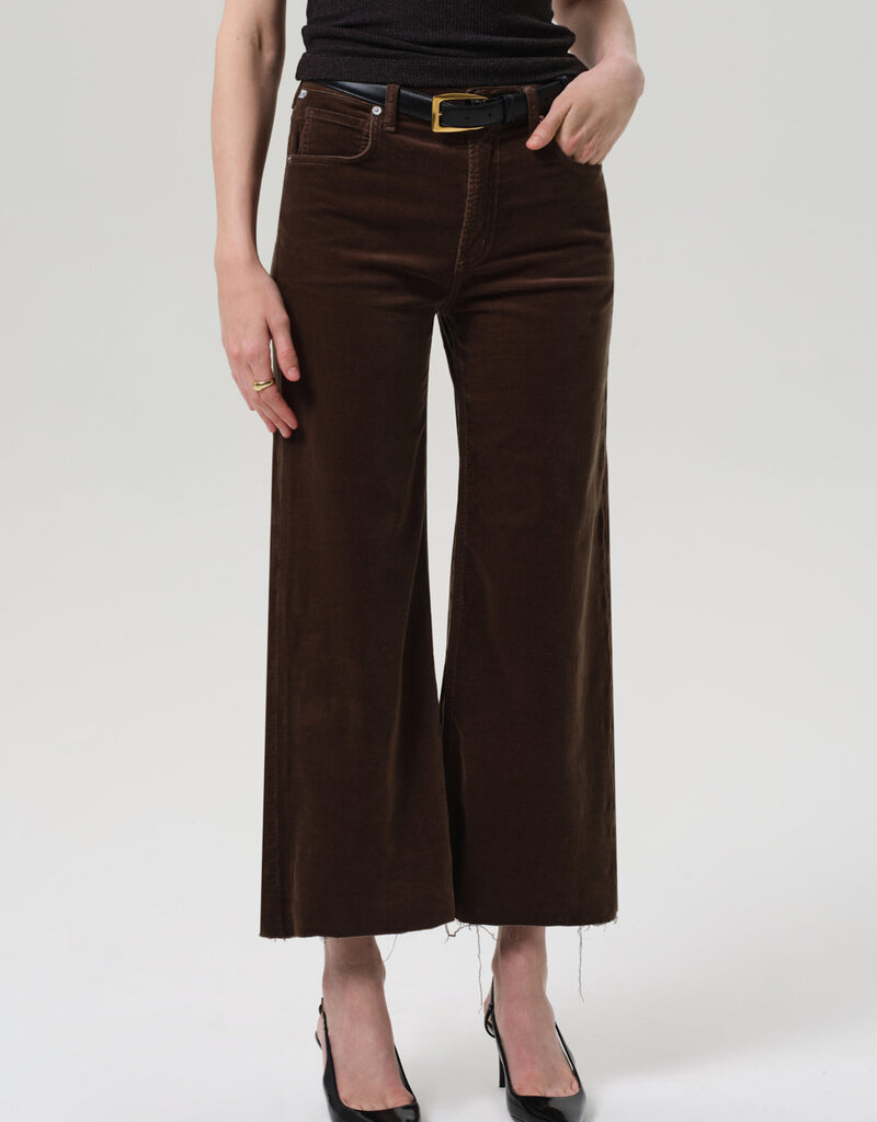 Citizens of Humanity Lyra Wide Leg Crop Corduroy - Costes