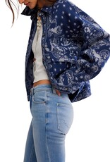 Free People Bandana Jacquard Shirt