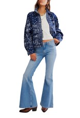 Free People Bandana Jacquard Shirt