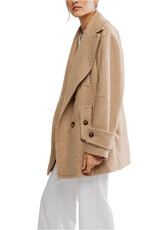 Free People Ari Wool Peacoat