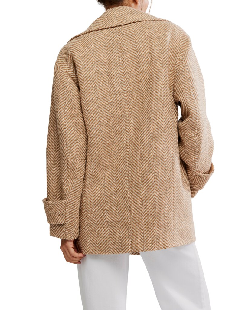 Free People Ari Wool Peacoat