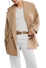 Free People Ari Wool Peacoat