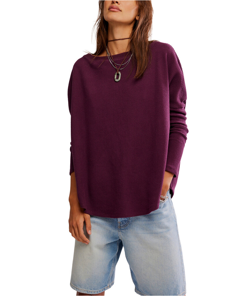 Free People Latte Blues Thermal