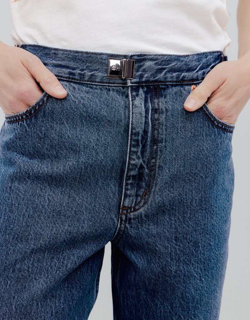 Still Here Buckle Jean - Classic Blue