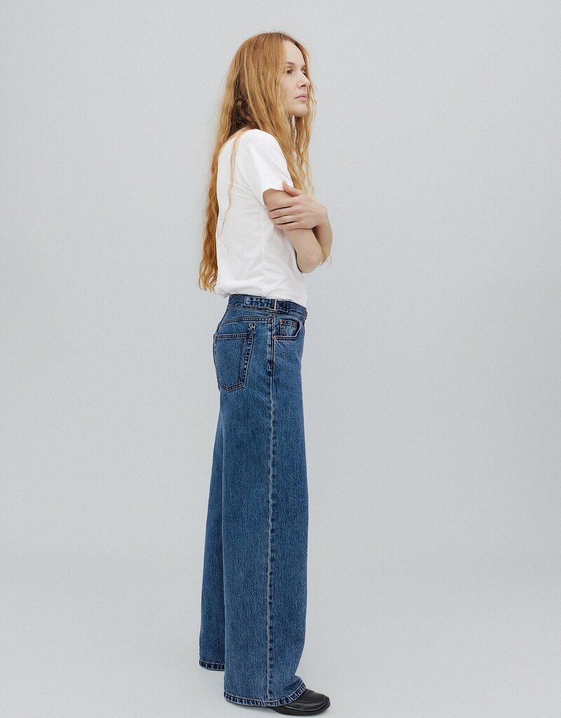 Still Here Buckle Jean - Classic Blue