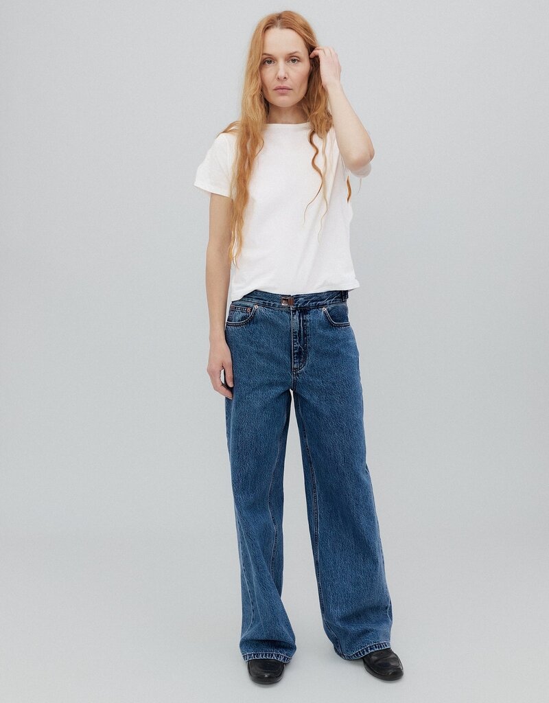 Still Here Buckle Jean - Classic Blue