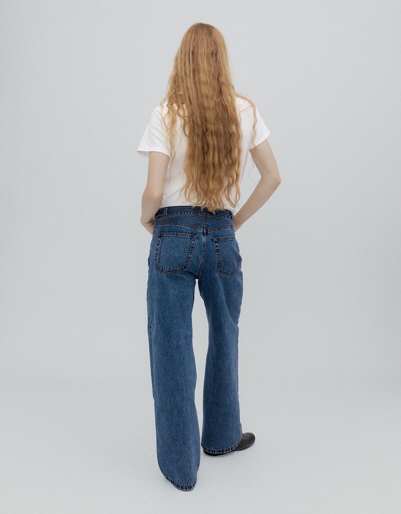 Still Here Buckle Jean - Classic Blue