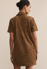 Z Supply Kellie Faux Suede Mini Dress