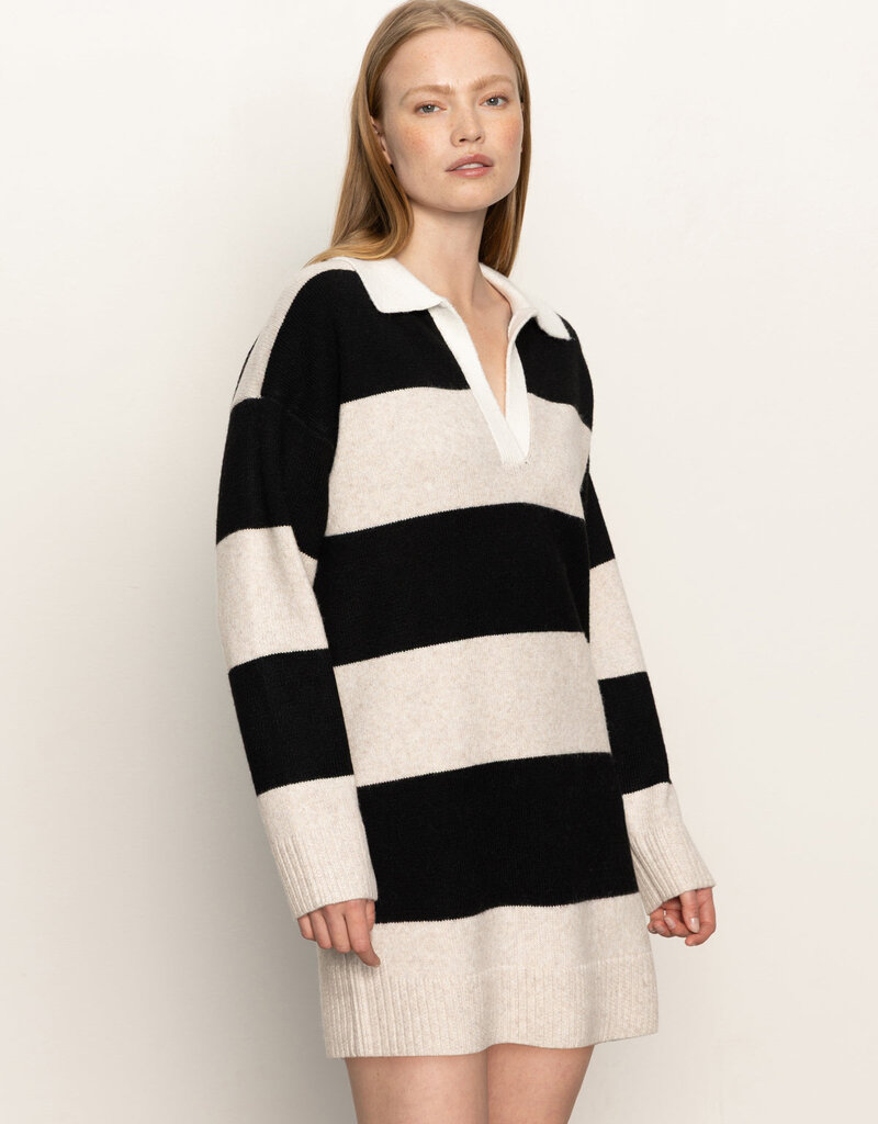 Sanctuary Polo Striped Sweater Dress
