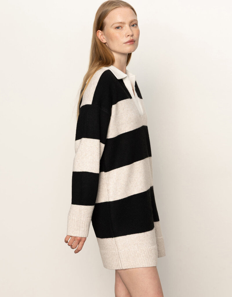 Sanctuary Polo Striped Sweater Dress