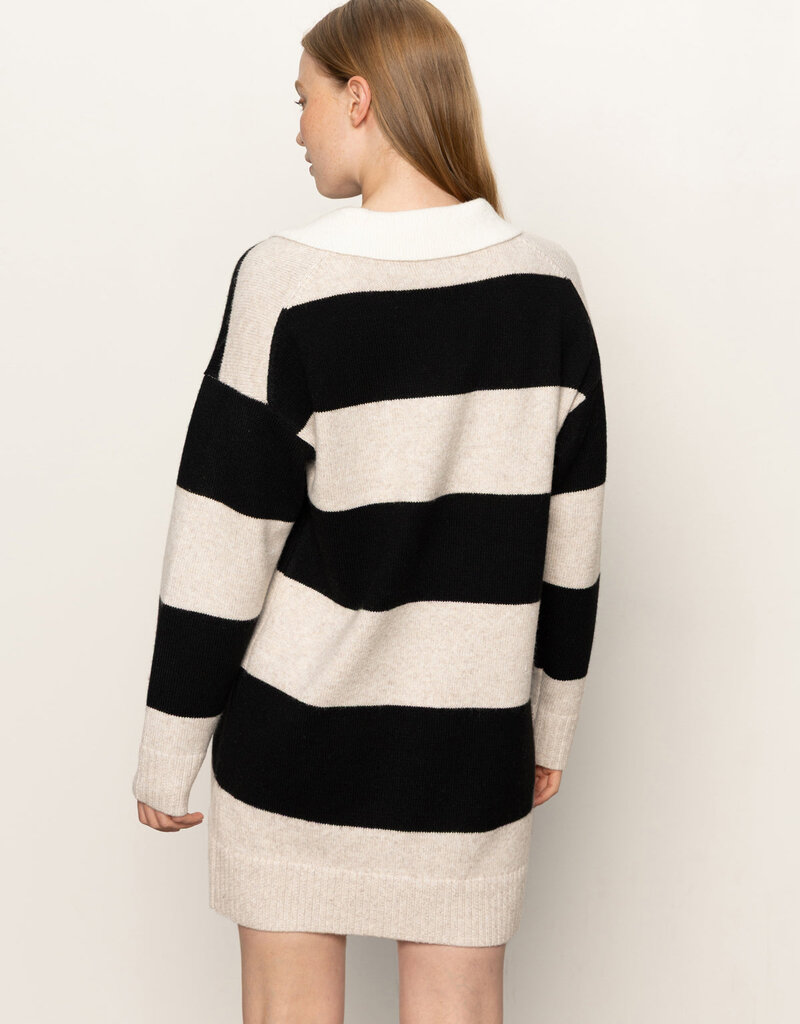 Sanctuary Polo Striped Sweater Dress