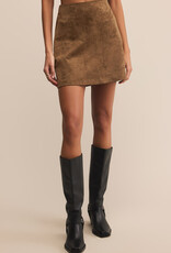 Z Supply Ciera Faux Suede Mini Skirt