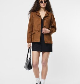 French Connection Laney Faux Suede Jacket
