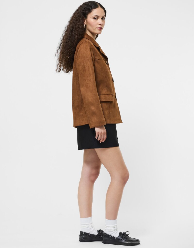 French Connection Laney Faux Suede Jacket