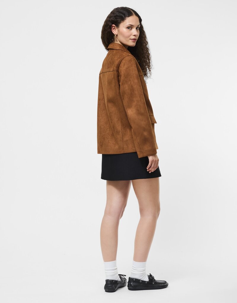 French Connection Laney Faux Suede Jacket