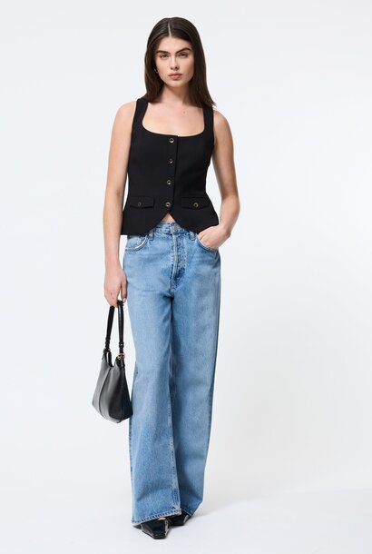 Azra Twill Two Pocket Top