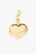 Clare V. Grande Mylar Heart Fob