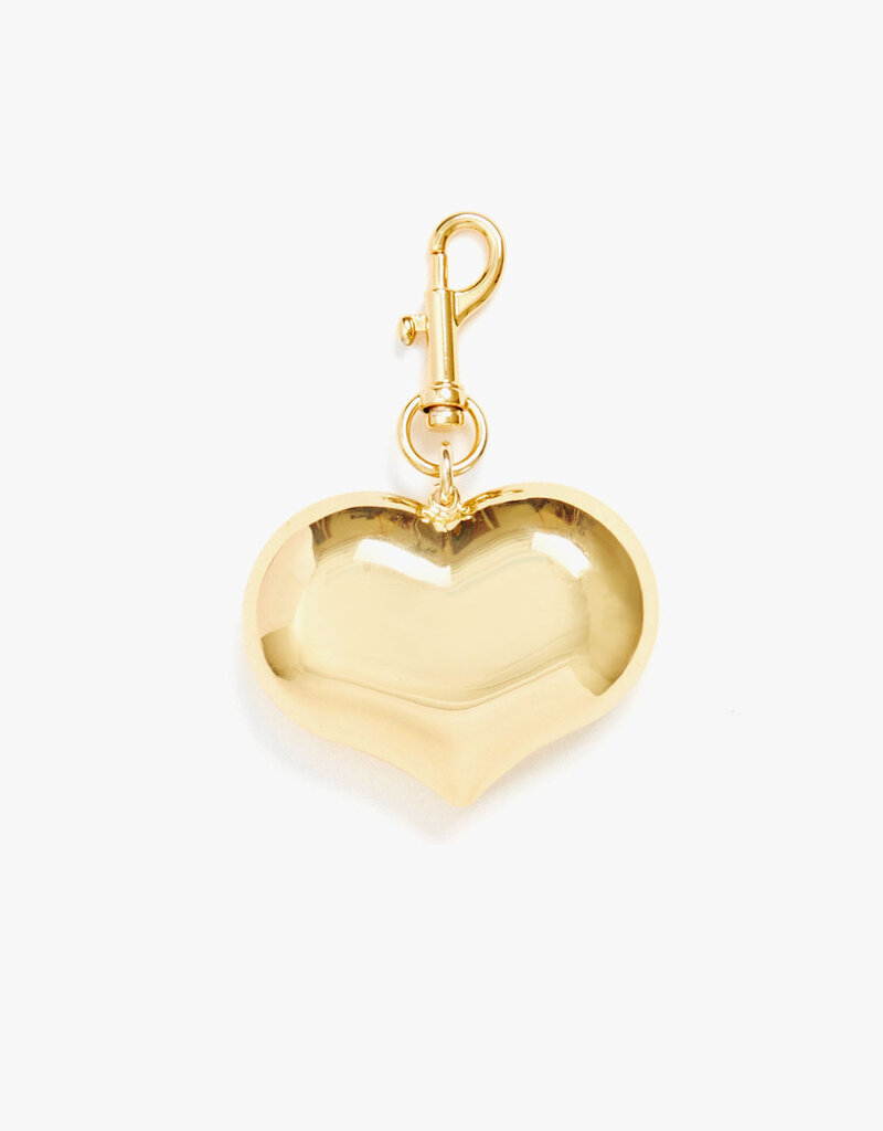 Clare V. Grande Mylar Heart Fob