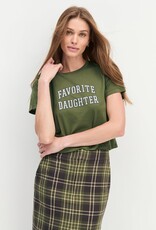 Favorite Daughter Cropped Collegiate Tee