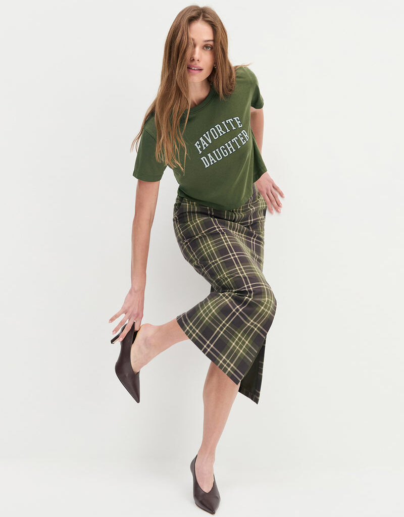 Favorite Daughter Cropped Collegiate Tee