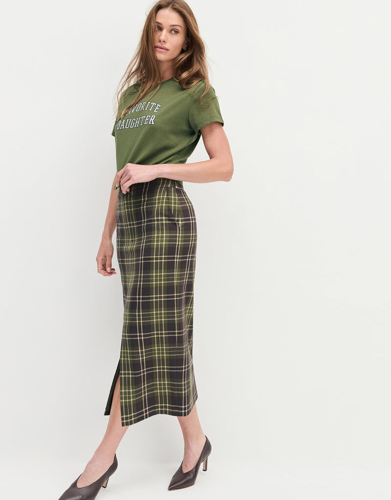 Favorite Daughter Cropped Collegiate Tee