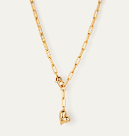 Jenny Bird Puffy Heart Chain