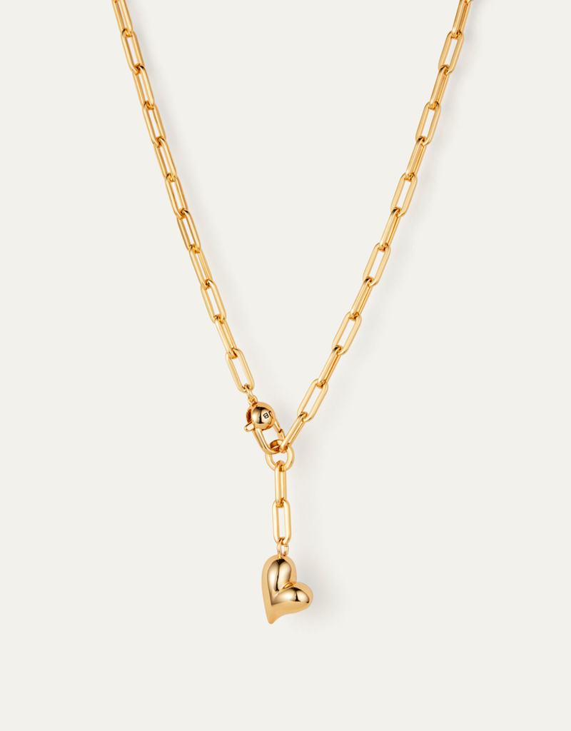 Jenny Bird Puffy Heart Chain