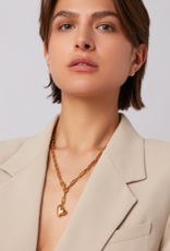 Jenny Bird Puffy Heart Chain